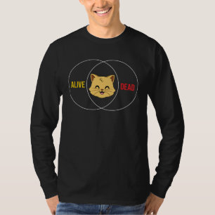 T-shirt Chat de Schrödinger Mort ou Vivant Physique