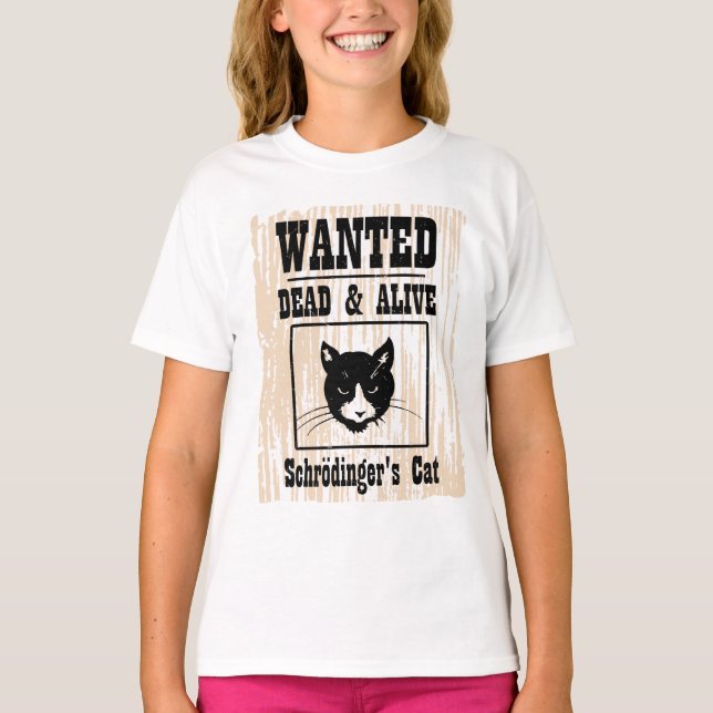 T-shirt Chat de Schrodinger Recherché (Devant)