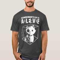 Chat de Schrodinger science amusante Chat mort et