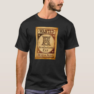 T-shirt Chat de Schrodinger vivant ou mort paradoxe quanti
