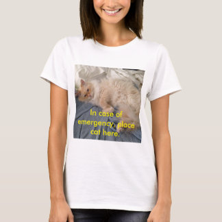 T-shirt Chat de secours