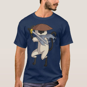 T-shirt Chat de Siamese Samurai
