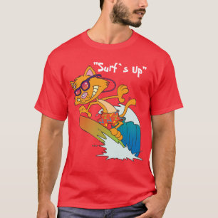 T-shirt Chat de surf,