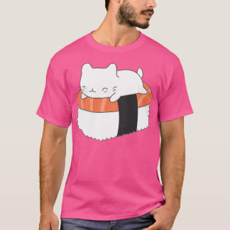 T-shirt Chat de Sushi Kawaii