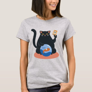 T-shirt Chat de vente Fortune