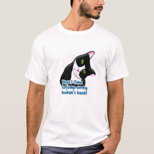 T-shirt Chat de Yoga amusant