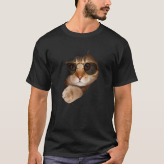 T-shirt Chat déchirant Chat