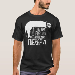 T-shirt Chat d'ergothérapie OT pour l'ergothérapie