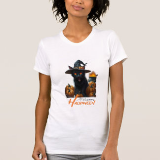 T-shirt Chat d'Halloween