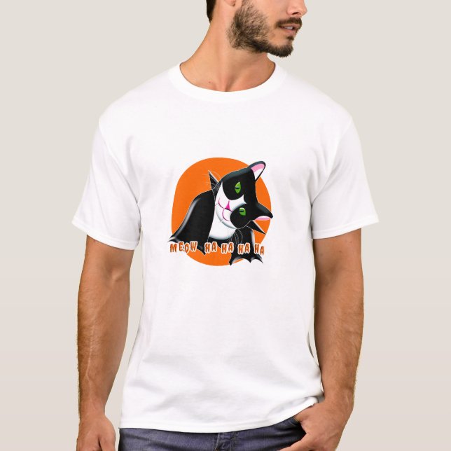 T-shirt Chat d'Halloween (Devant)