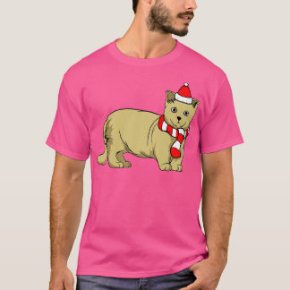 T-shirt Chat d'hiver