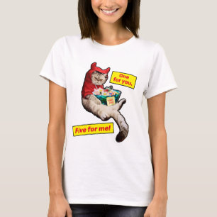 T-shirt Chat diabolique