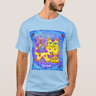 T-shirt chat diamant 