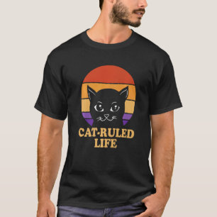 T-shirt Chat Dirige La Vie Amateur De Chat Famille Parents