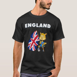 T-shirt Chat domestique Royaume-Uni Fans anglais unis