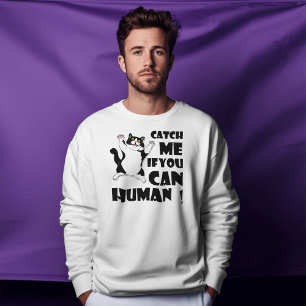 T-shirt Chat drôle : Attrape-moi si tu peux