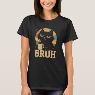T-shirt Chat Drôle Bruh Amant Frère Cool Bros Kitty Roman