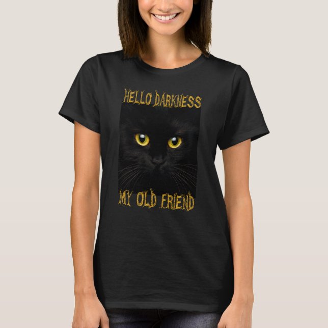 T-shirt Chat drôle de Halloween (Devant)