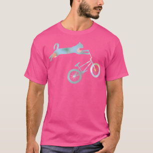 T-shirt Chat Drôle Faisant du BMX - Art pour les Amoureux 