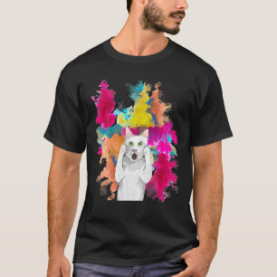 T-shirt Chat drôle, Meoww Extraordinaire, Aquarelle, Amour