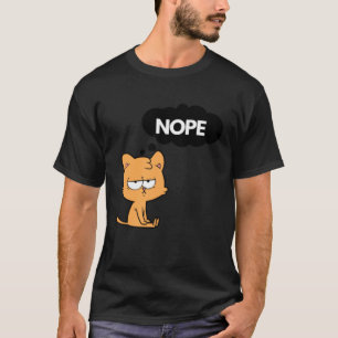 T-shirt Chat drôle paresseux ennuyé pour maman chat papa c