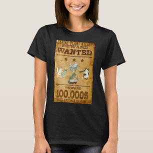 T-shirt Chat drôle pour femmes "tueuses Recherchées de Pla
