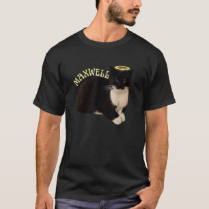 T-shirt Chat Drôle Tournant Maxwell Le Chat Tuxedo Meme
