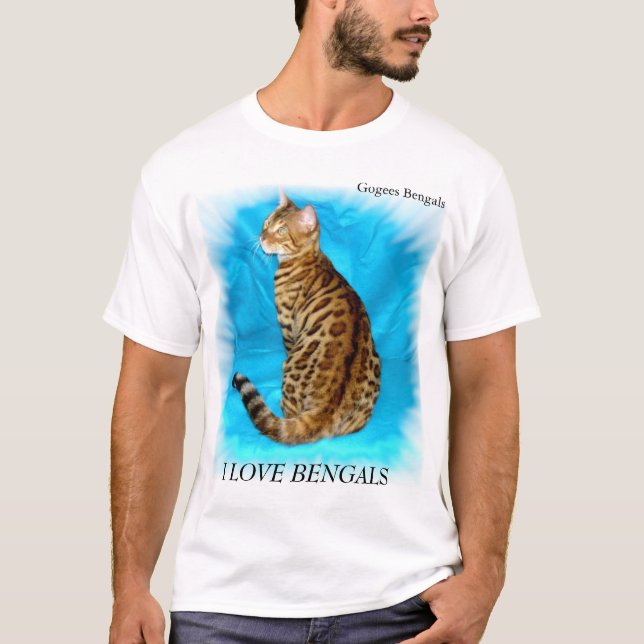 T-shirt Chat du Bengale (Devant)