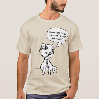 T-shirt Chat du centre d'appel