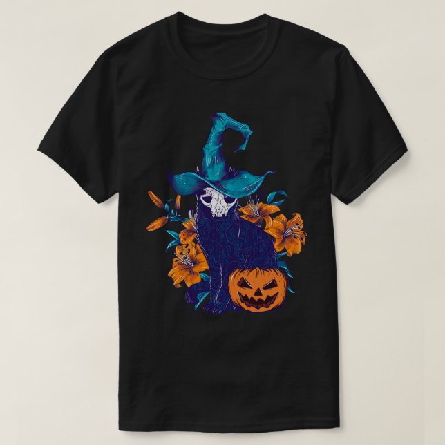 T-shirt chat éffrayant 2 (Design devant)