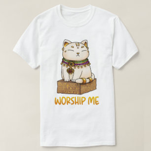 T-shirt Chat égyptien Dieu Bastet Adorez-moi