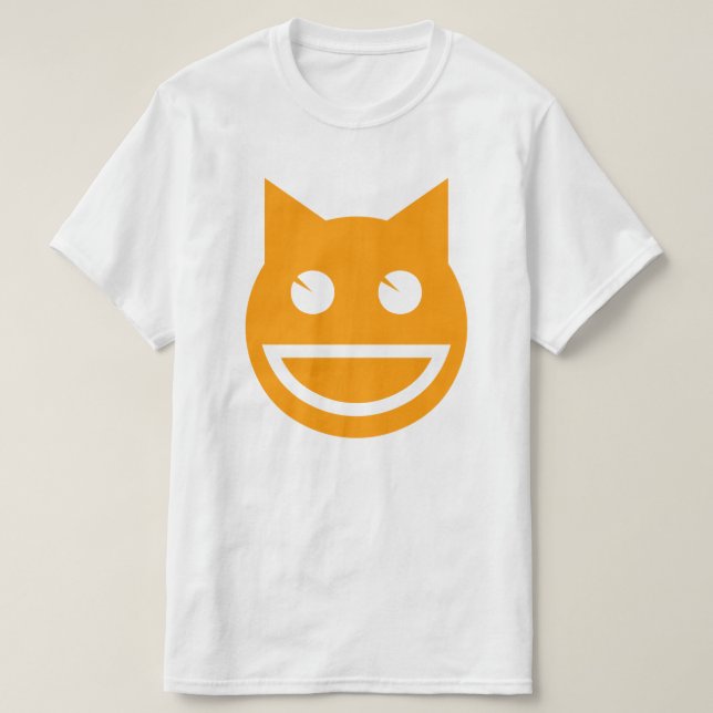 T-shirt Chat Emoji souriant (Design devant)