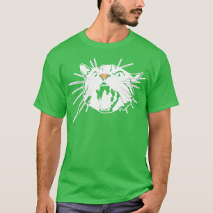 T-shirt Chat en colère Conception artistique pour amoureux