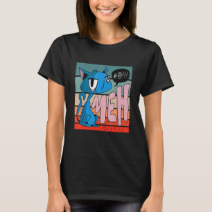 T-shirt Chat en colère Meh