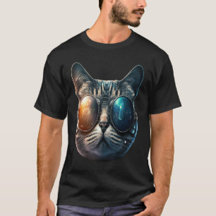 T-shirt Chat En Lunettes De Soleil Aviateur Vacances De Ch