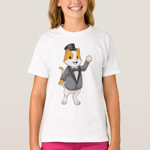 T-shirt Chat en tant que groom avec ruban