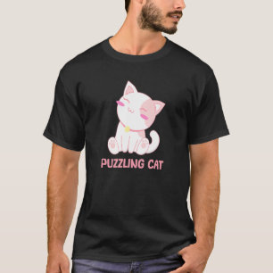 T-shirt Chat énigmatique Chat Humour Chaton Maman de cha
