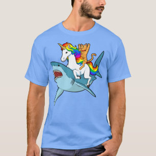 T-shirt Chat équitation Unicorn équitation conception de r