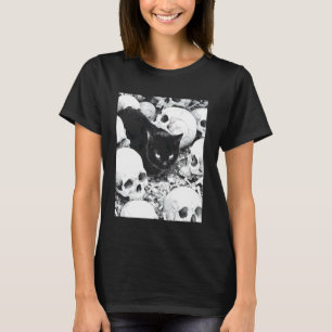 T-shirt Chat ésotérique goth grunge punk alt esthétique