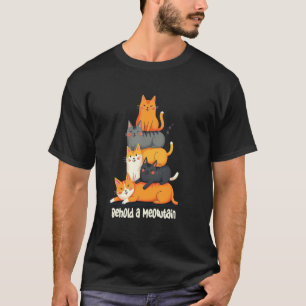 T-shirt Chat espiègle Meowtain Stack