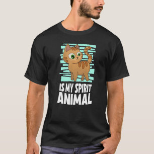 T-shirt Chat Est Mon Animal Spirituel Je Chat Amour Je Mia