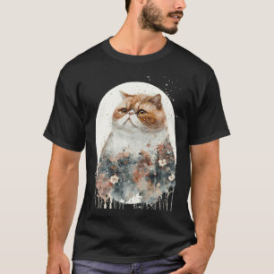 T-shirt Chat Exotic Shorthair Fleur de Cerisier Japonaise