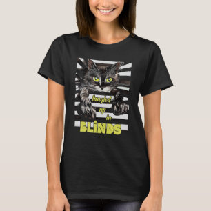 T-shirt Chat explorateur de stores Kitten