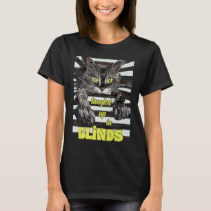 T-shirt Chat explorateur de stores Kitten