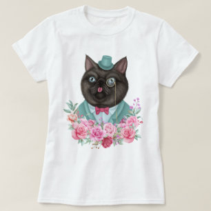T-shirt Chat fantaisie