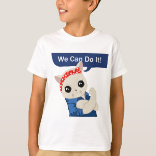 T-shirt Chat féministe