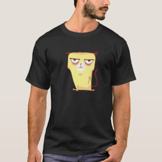 T-shirt Chat Flipping Off, Cat Giving Middle Finger, Misan