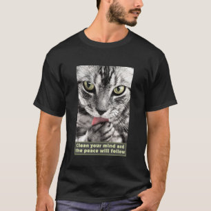 T-shirt Chat (foncé)