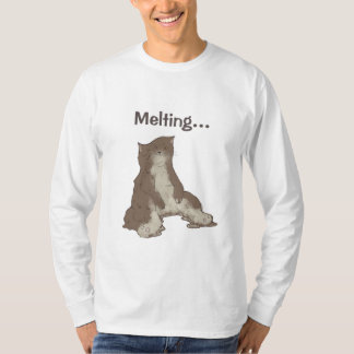 T-shirt Chat fondu