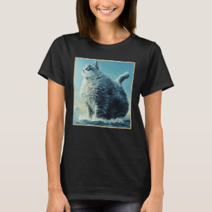 T-shirt Chat Géant De La Mer Imaginaire Coloss